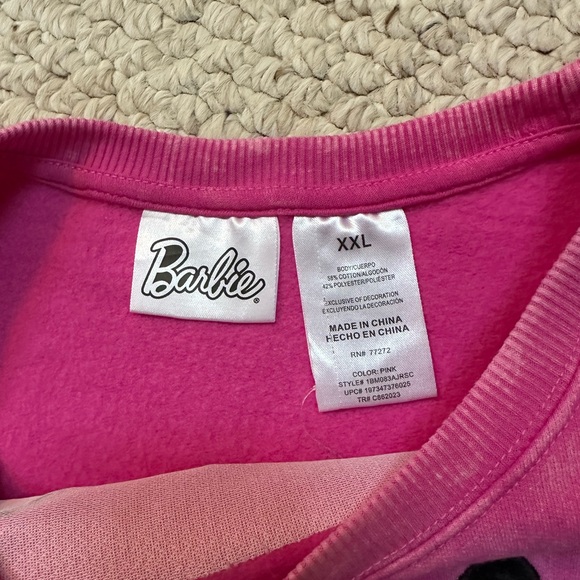 Barbie Vibrant Pink Sweatshirt - Picture 2 of 2